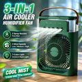 3-in-one Fan Air Conditioner LED Light Portable